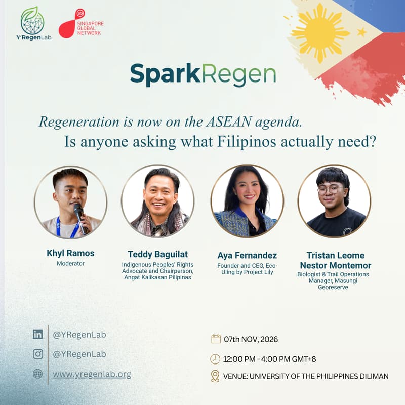 Cover Image for SparkRegen: The Philippines is still working towards sustainability. So what could regeneration look like?