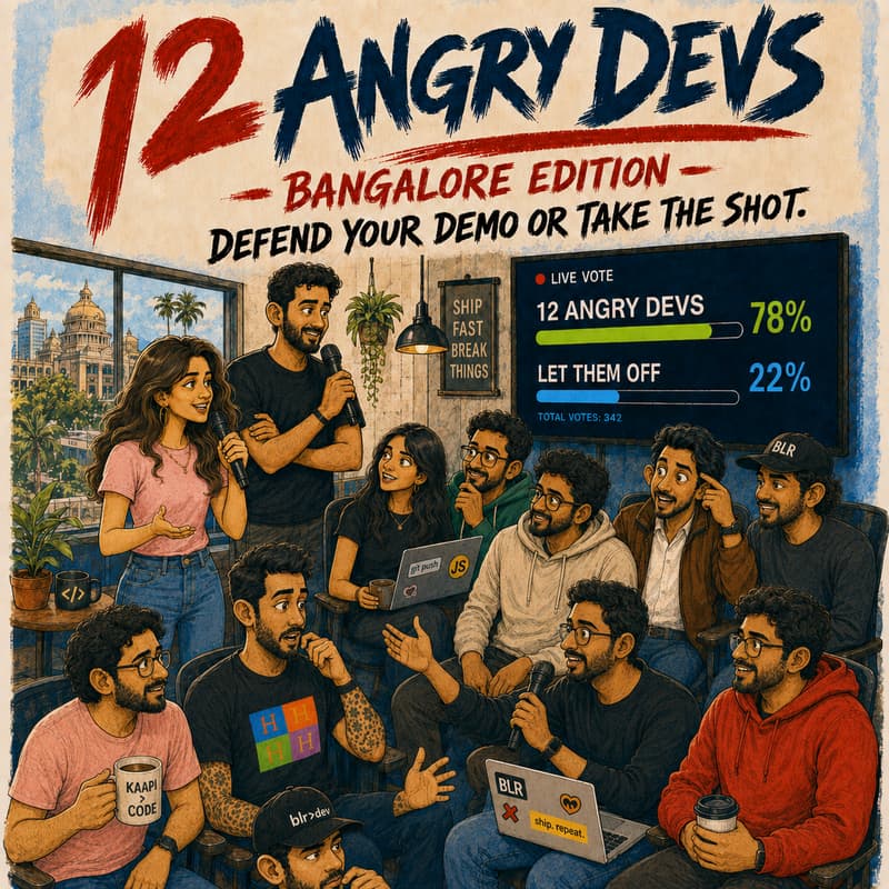Cover Image for 12 Angry Devs : BLR edition