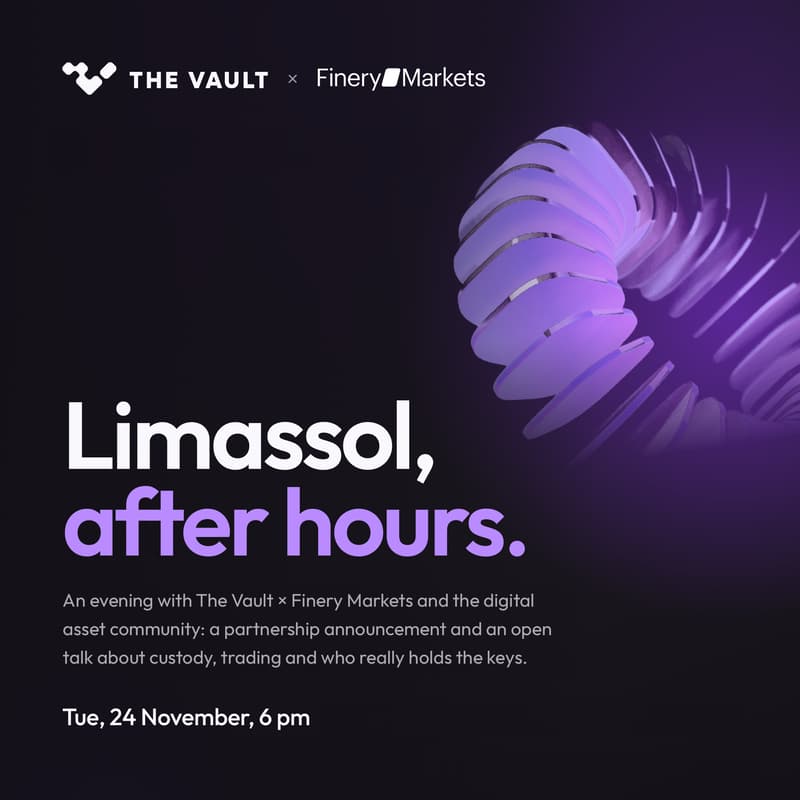 Cover Image for Limassol, after hours: Drinks & Networking with The Vault and Finery Markets
