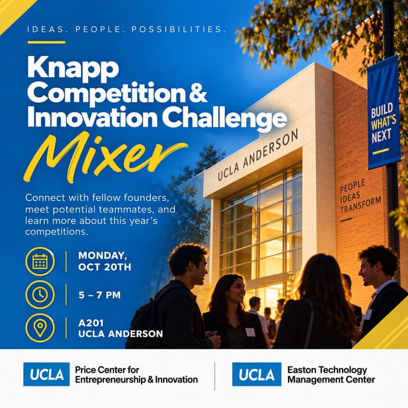 Cover Image for Knapp Competition and Innovation Challenge Mixer
