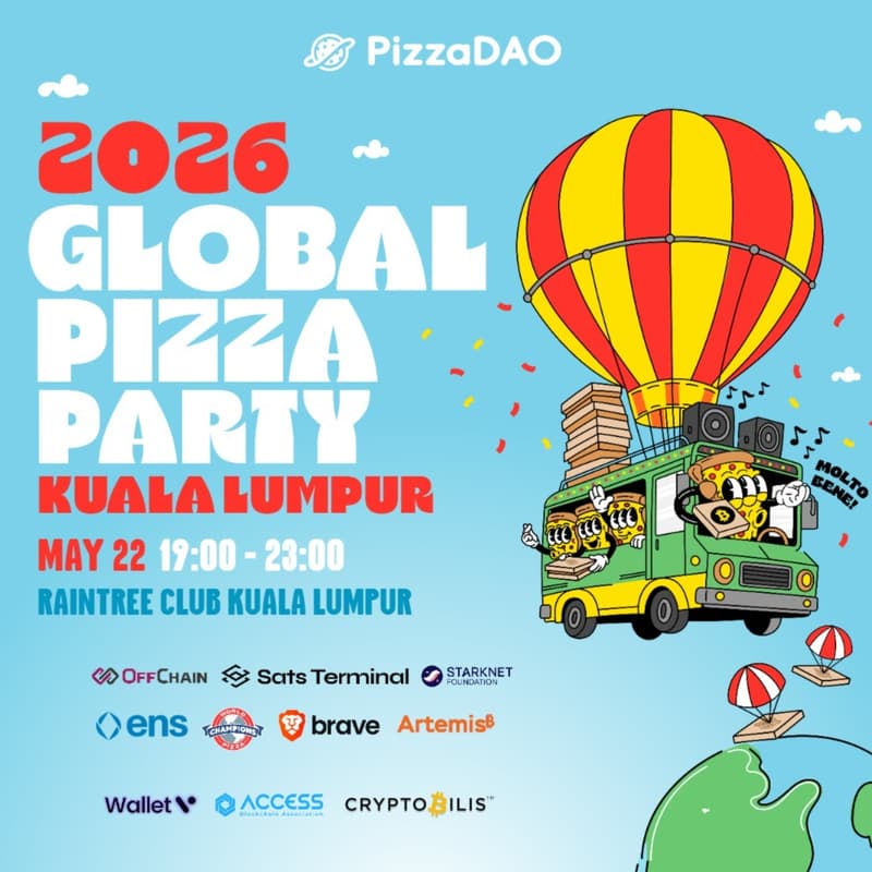 Cover Image for Bitcoin Pizza Day - Kuala Lumpur!