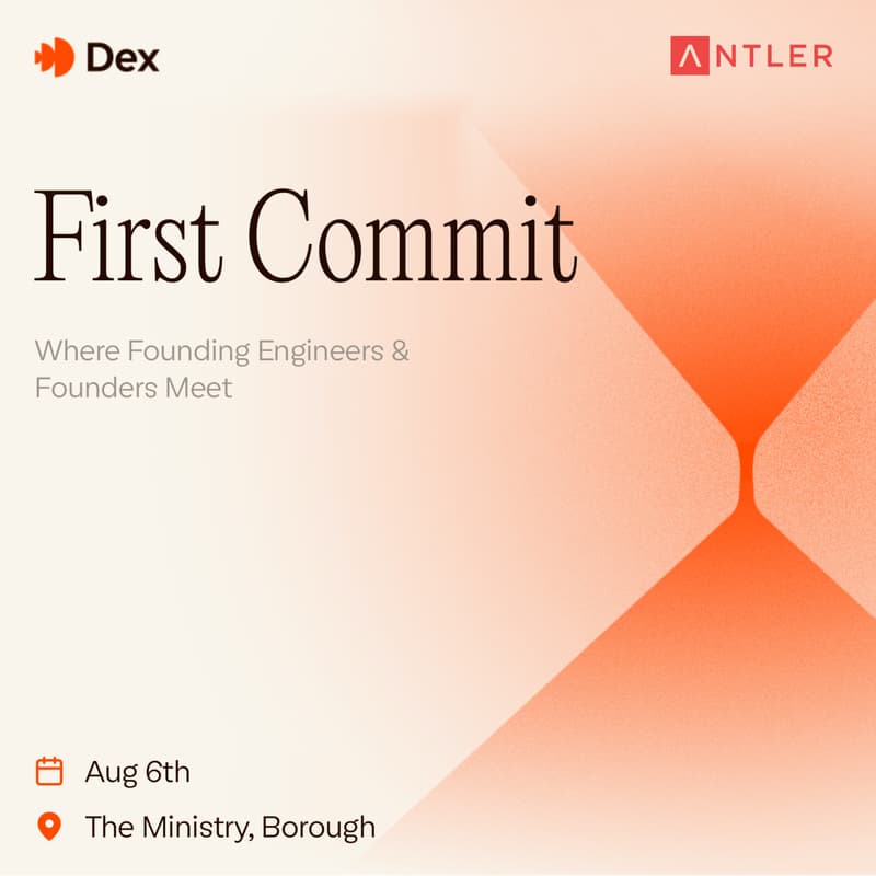 Cover Image for First Commit – Where Founding Engineers & Founders Meet