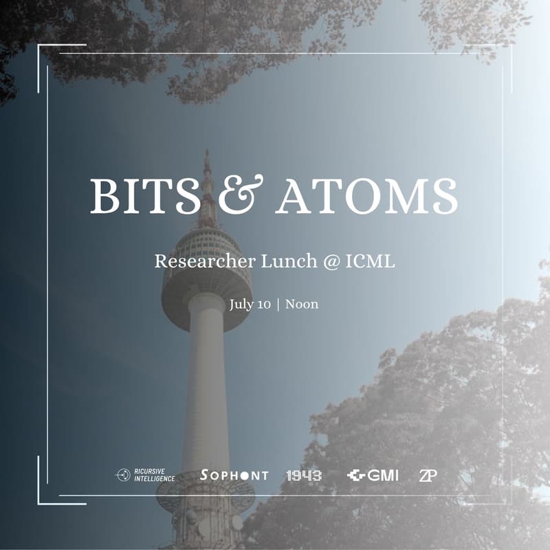 Cover Image for Bits & Atoms Lunch @ICML