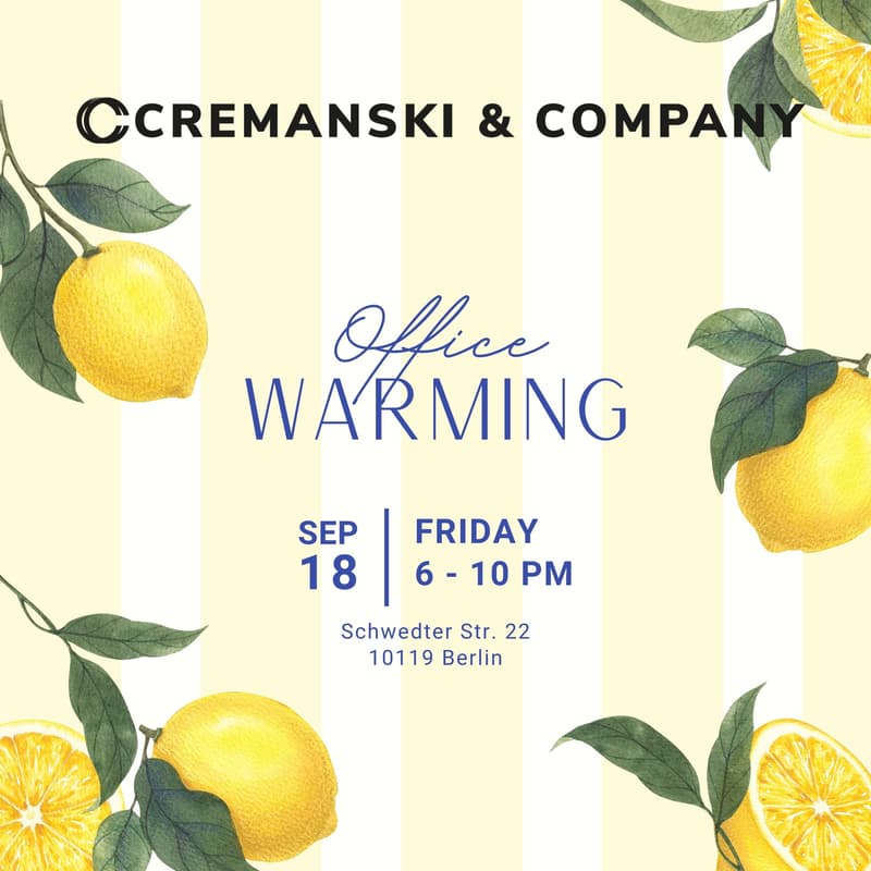 Cover Image for New Office. Same Cremanski. 🥂