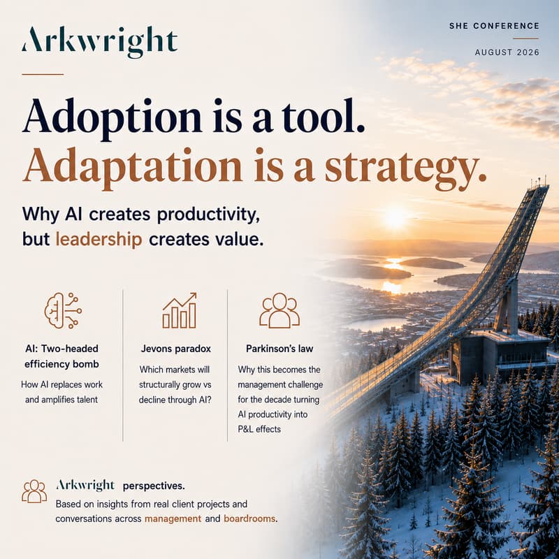 Cover Image for SHE Conference: Arkwright partner session on AI value creation
