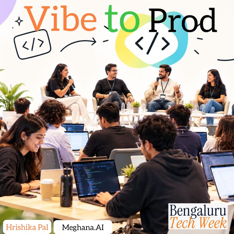 Cover Image for Vibe to Prod: Speaker session + Buildathon