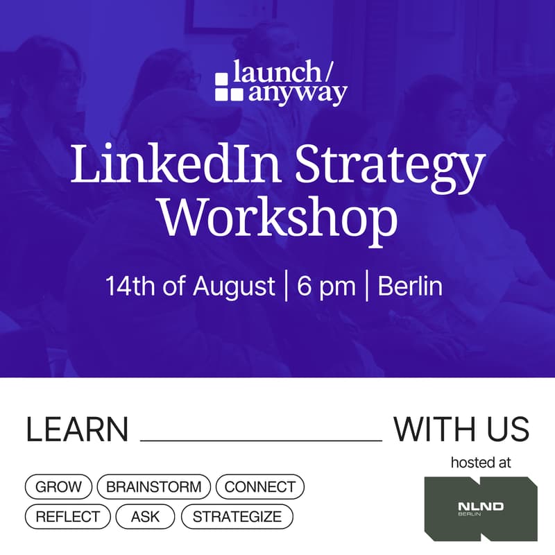 Cover Image for LinkedIn Strategy Workshop – launch/anyway x NLND
