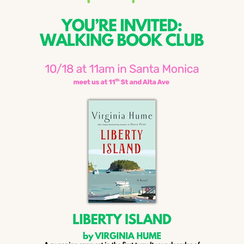 Cover Image for Preoccupied LA October Walking Book Club with Virginia Hume