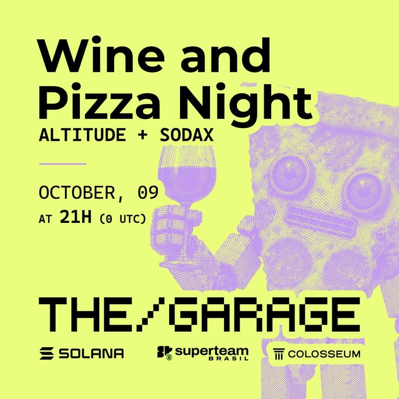 Cover Image for the/Garage | Wine and Pizza Night with Altitude + SODAX