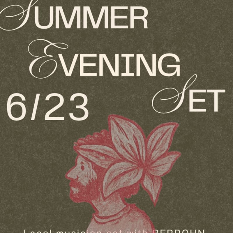 Cover Image for summer evening set w/ berrohn @ rosebud coffee hp