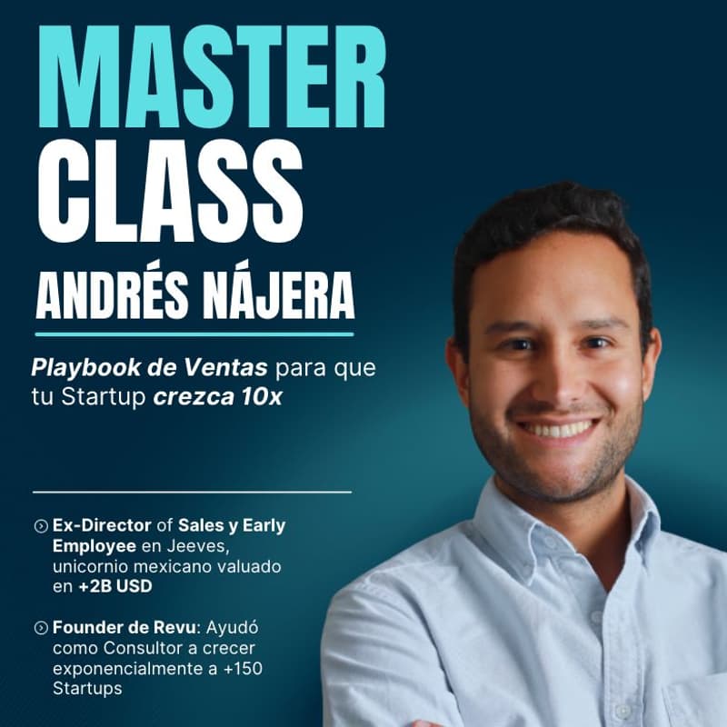 Cover Image for Cómo Crear un Sistema de Ventas que Escala Infinitamente, con Andrés Nájera 🚀