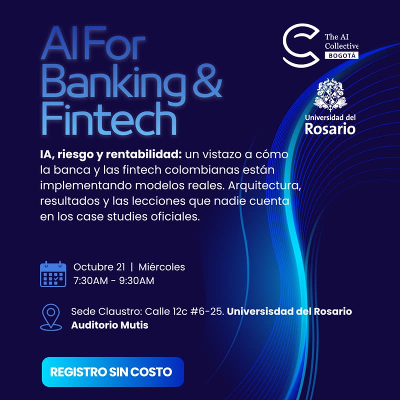 Cover Image for AI For Banking & Fintech | AI Collective Bogotá