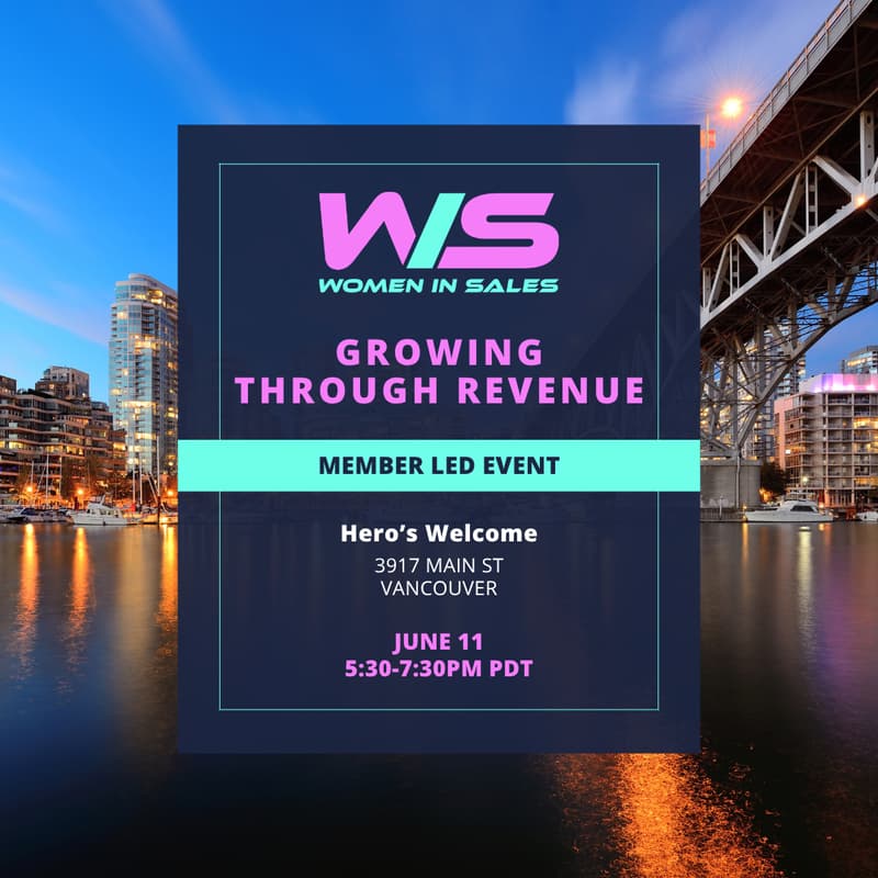 Cover Image for Vancouver Women in Sales Meetup!