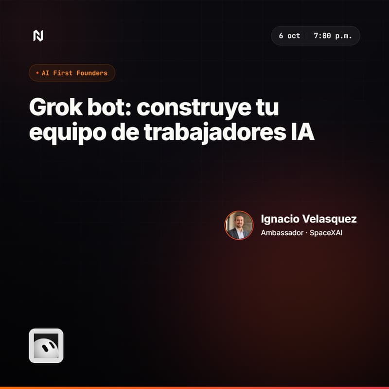 Cover Image for Grok bot: construye tu equipo de trabajadores IA