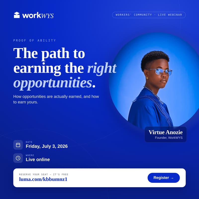 Cover Image for Proof of Ability (The Path to earning the right opportunities)
