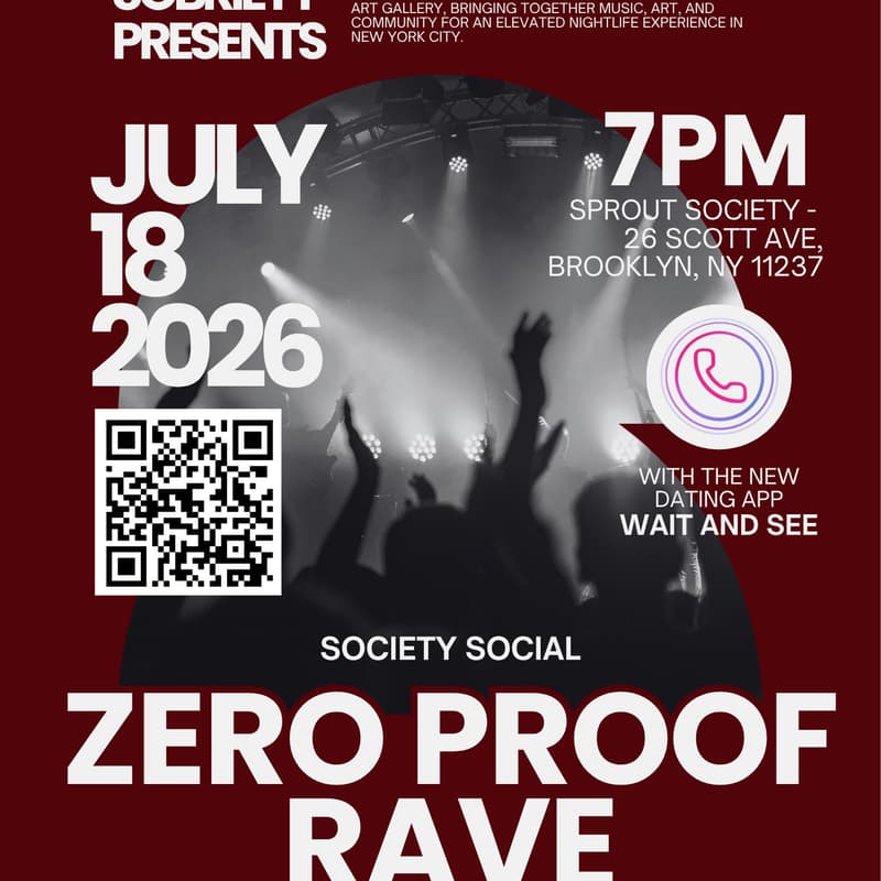 Cover Image for July Society Social: Zero Proof Rave