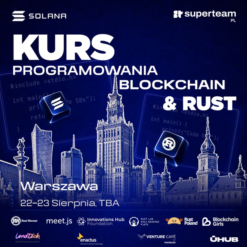 Cover Image for KURS PROGRAMOWANIA BLOCKCHAIN: WARSZAWA