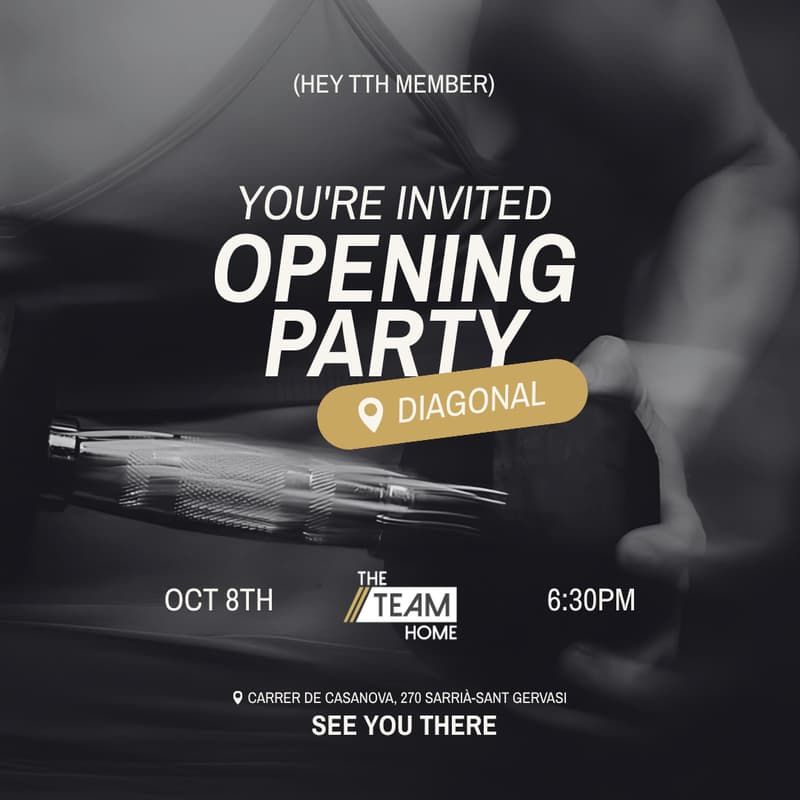 Cover Image for TTH Diagonal OPENING PARTY