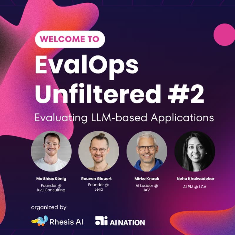 Cover Image for EvalOps unfiltered #2: Evaluating LLM-based applications