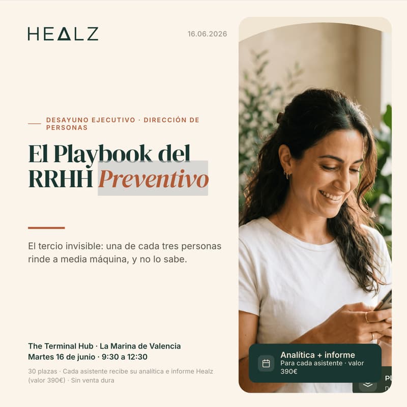 Cover Image for El Playbook del RRHH de Salud Preventiva · Desayuno Healz