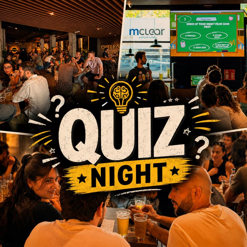 Cover Image for 🧠 BAR QUIZ & CHILL NIGHT — Trivia with a Twist + PRIZES