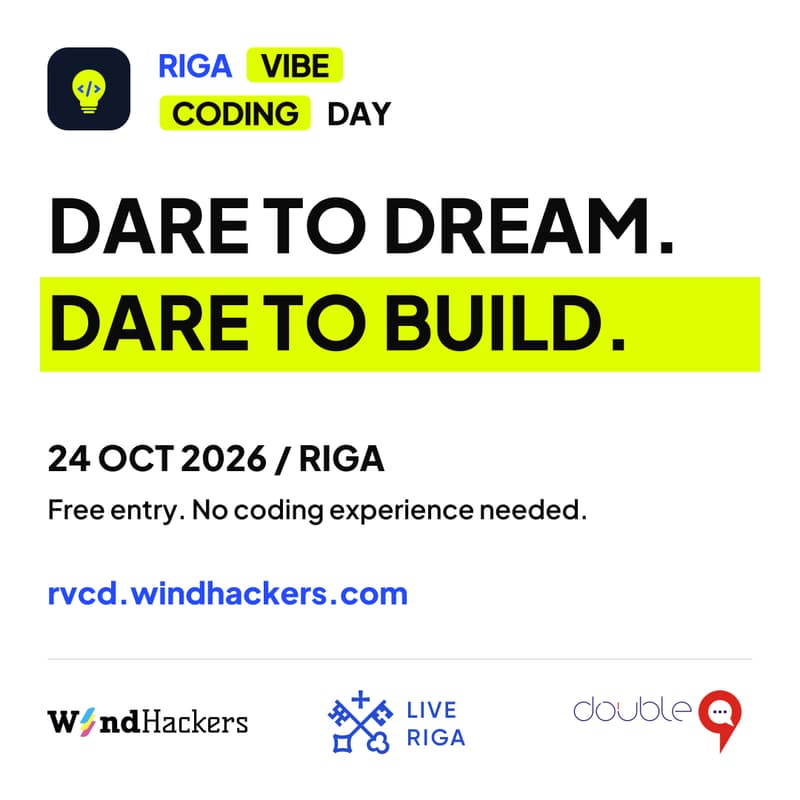 Cover Image for Riga Vibe Coding Day 2026
