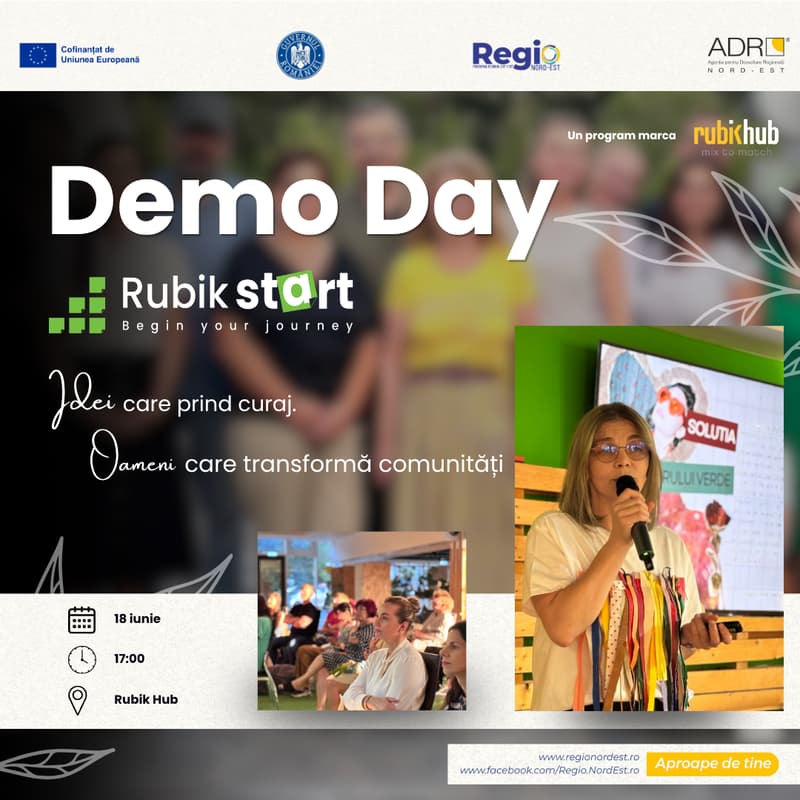 Cover Image for Demo Day Rubik Start - Idei care prind curaj. Oameni care transformă comunități.