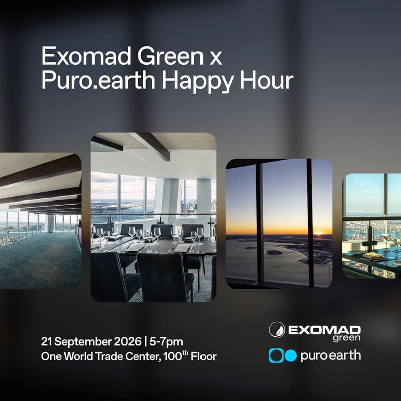 Cover Image for Exomad Green x Puro.earth CDR Happy Hour
