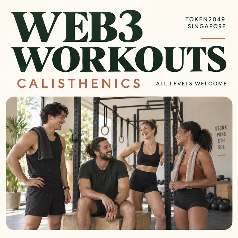 Cover Image for Web3 Workouts: Calisthenics @ Token2049 Singapore