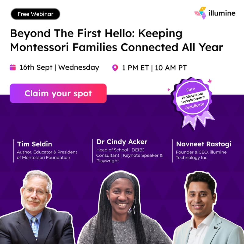 Cover Image for Beyond The First Hello: Keeping Montessori Families Connected All Year