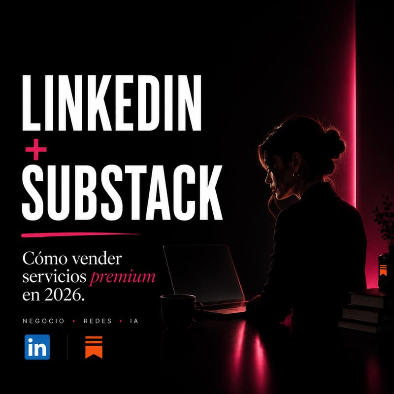 Cover Image for #1 ENCUENTRO: Cómo usar LinkedIn + Substack para vender servicios en 2026.