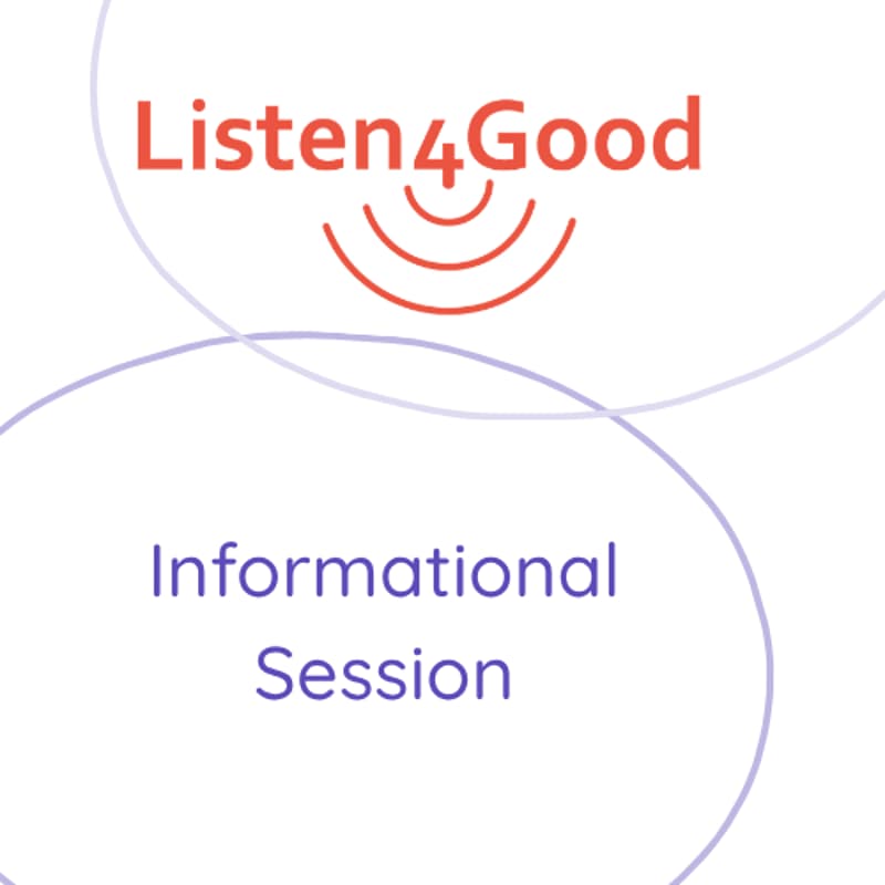 Cover Image for Listen4Good Informational Session - Oct 6, 2026