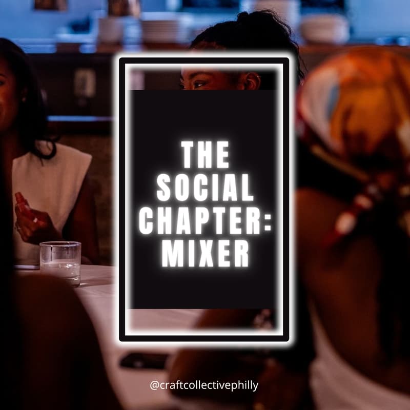 Cover Image for The Social Chapter: A Crafty & Bookish Mixer 📚✂️