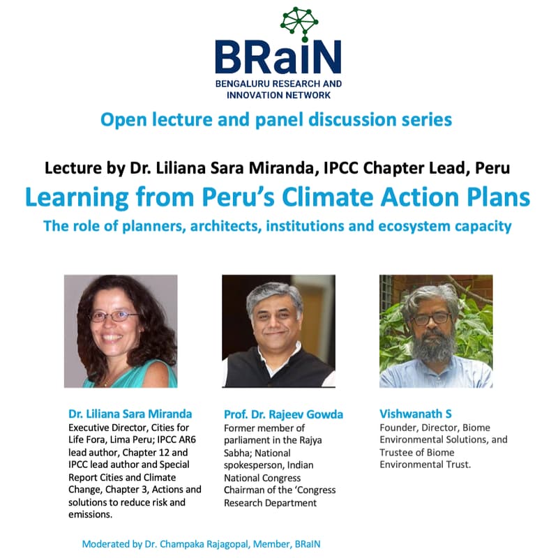 Cover Image for Learning from Peru's Climate Action Plans: The role of planners, architects, institutions and ecosystem capacity