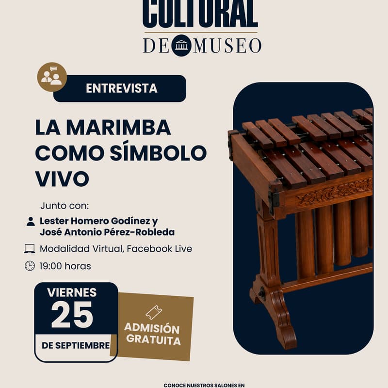 Cover Image for La marimba como símbolo vivo: Diálogo con el maestro Lester Homero Godínez