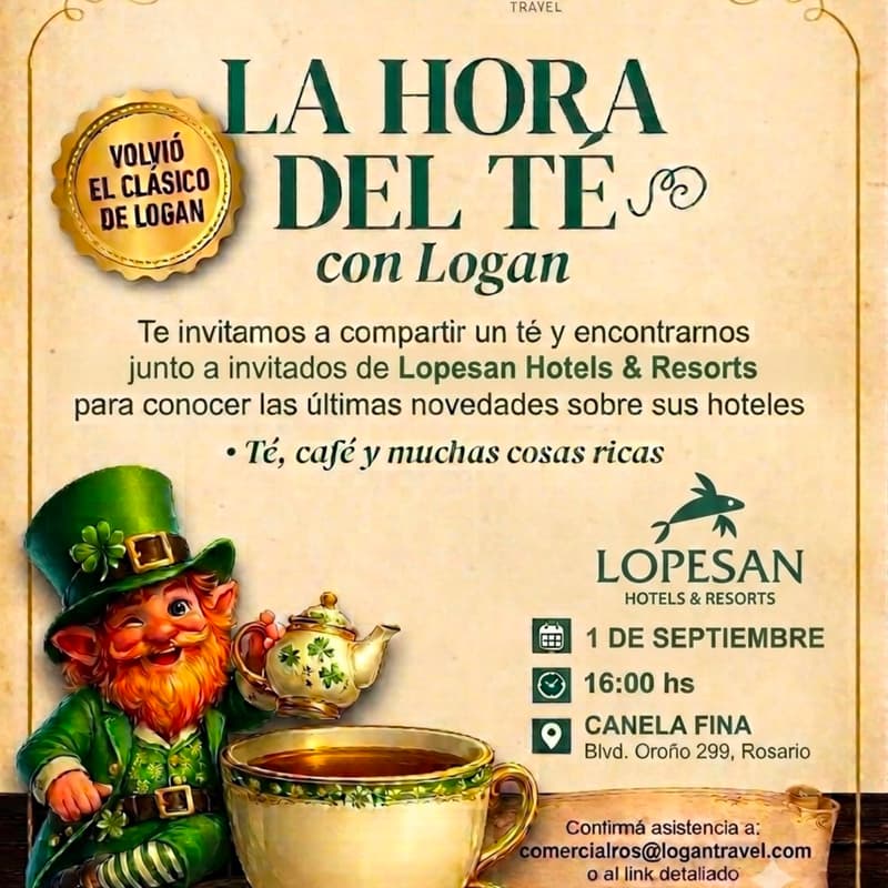 Cover Image for Hora del te junto a Lopesan Rosario