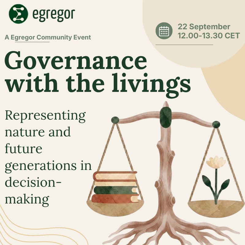 Cover Image for Governance with the livings: Representing nature and future generations in decision-making