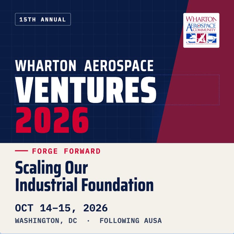 Cover Image for Wharton Aerospace Ventures 2026