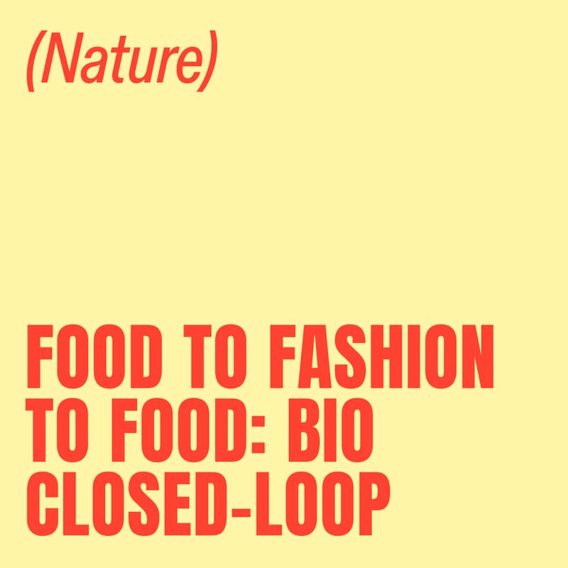 Cover Image for Food to Fashion to Food: Bio Closed-Loop
