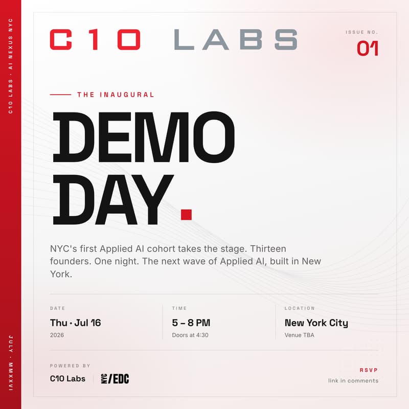 Cover Image for NYC AI Nexus - Inaugural Demo Day