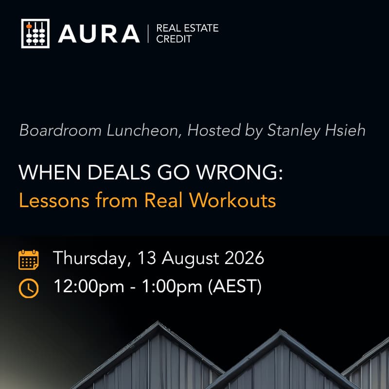 Cover Image for Australian Real Estate Credit. When Deals Go Wrong: Lessons from Real Workouts