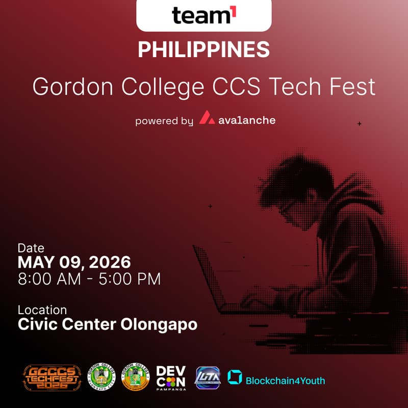 Cover Image for Team1 Philippines x Gordon College CCS Tech Fest
