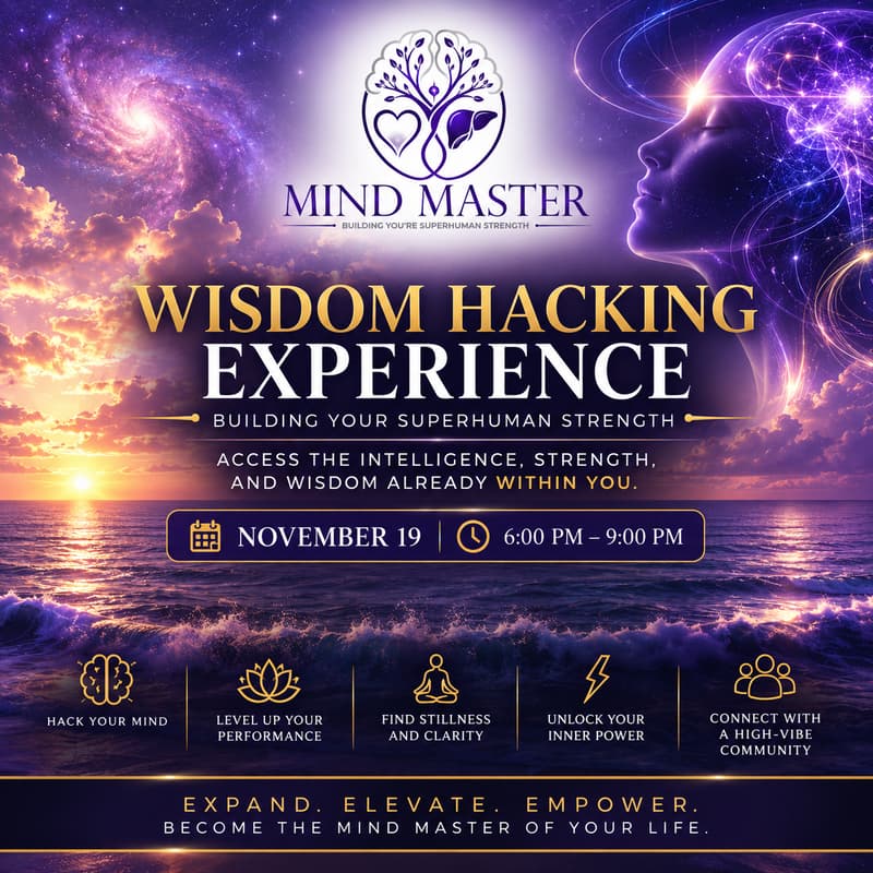 Cover Image for MIND MASTER: Lead with your voice. WISDOM HACKING.