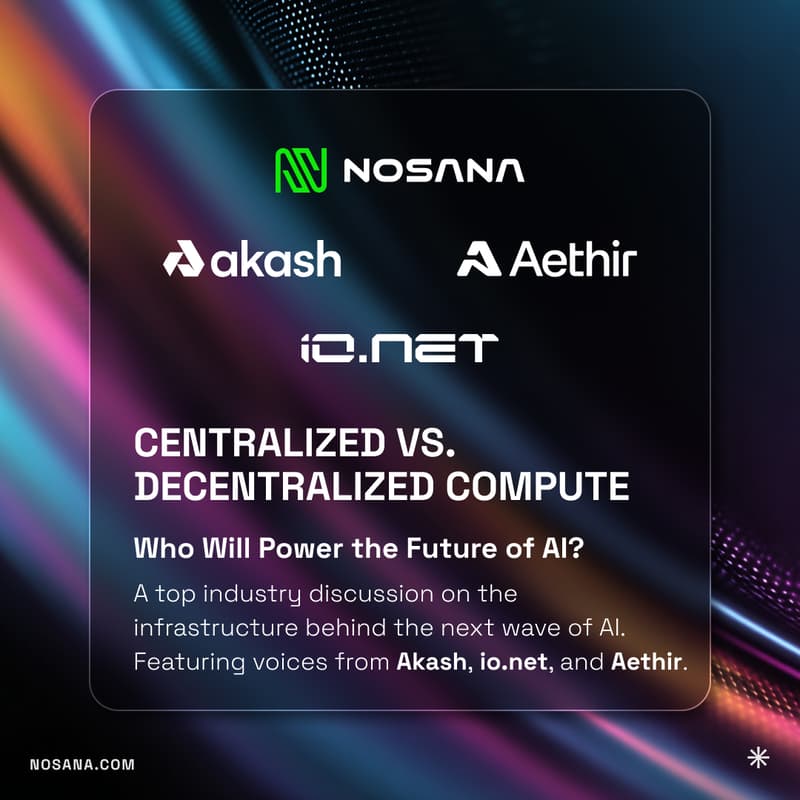 Cover Image for Live session: Centralized vs Decentralized Compute: Who Will Power the Future of AI?