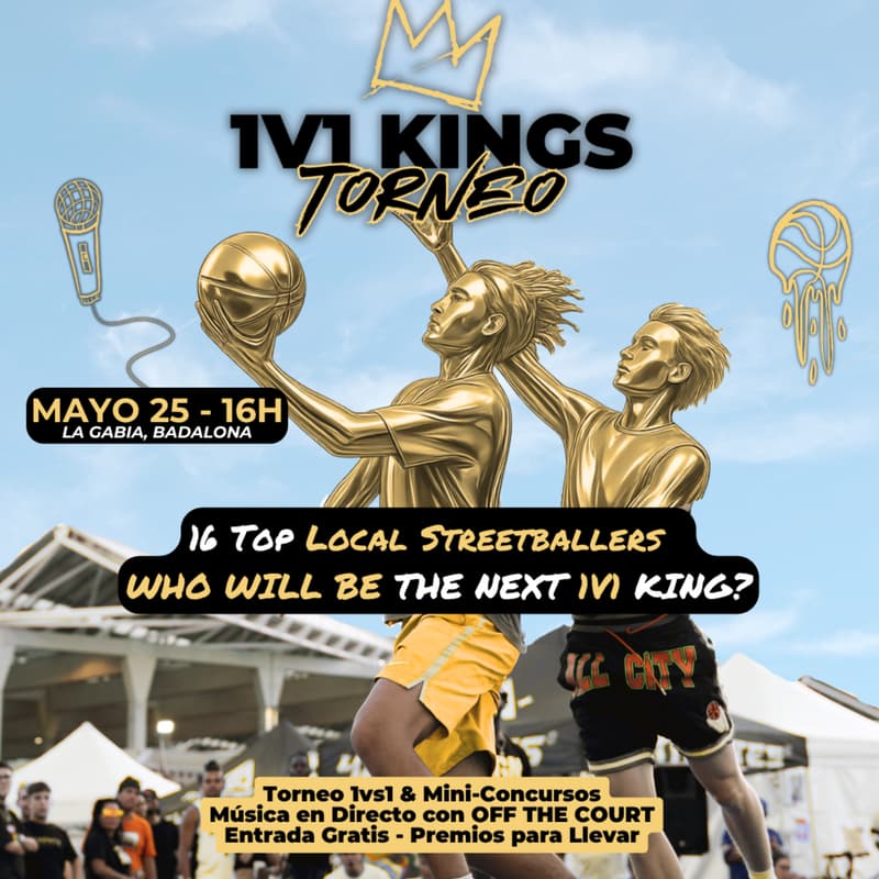 Cover Image for 1V1 Kings - Basketball Tournament, Live DJ & Graffiti