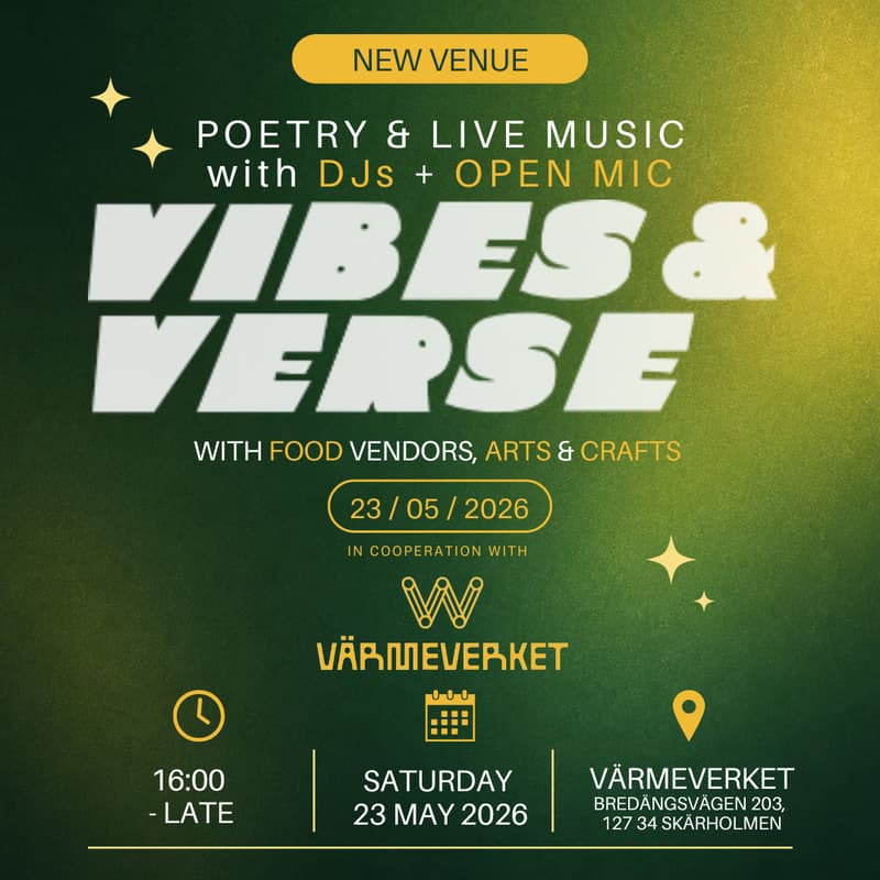 Cover Image for Vibes & Verse: Poetry Party