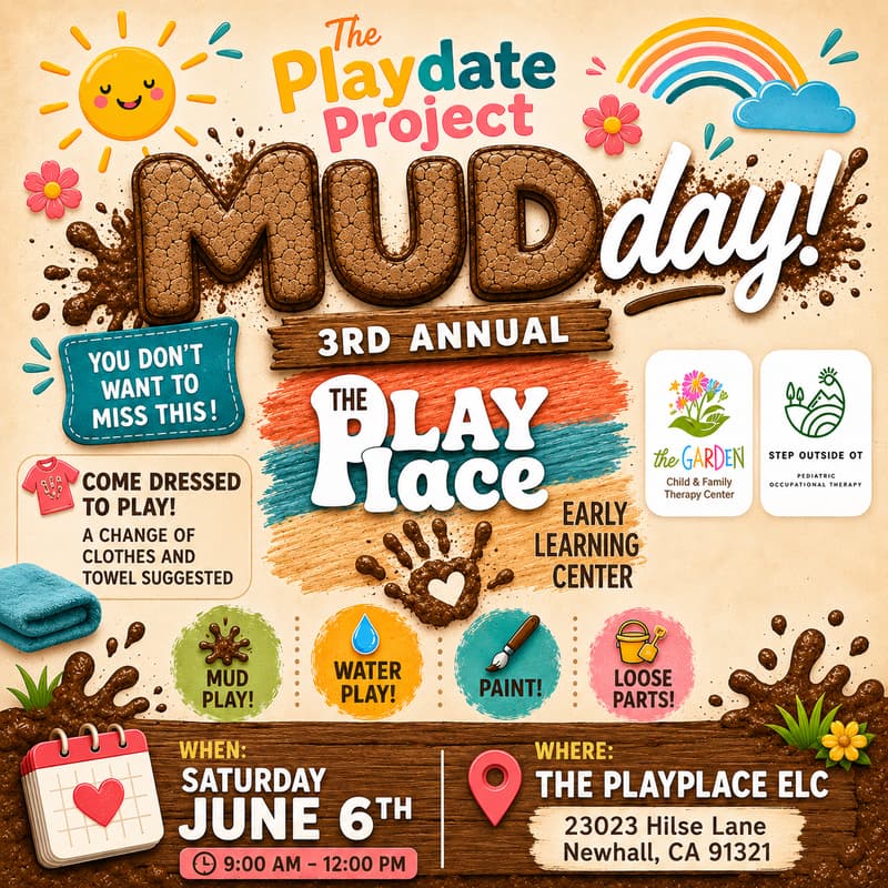 Cover Image for Mud Day @ THE PLAYPLACE ELC