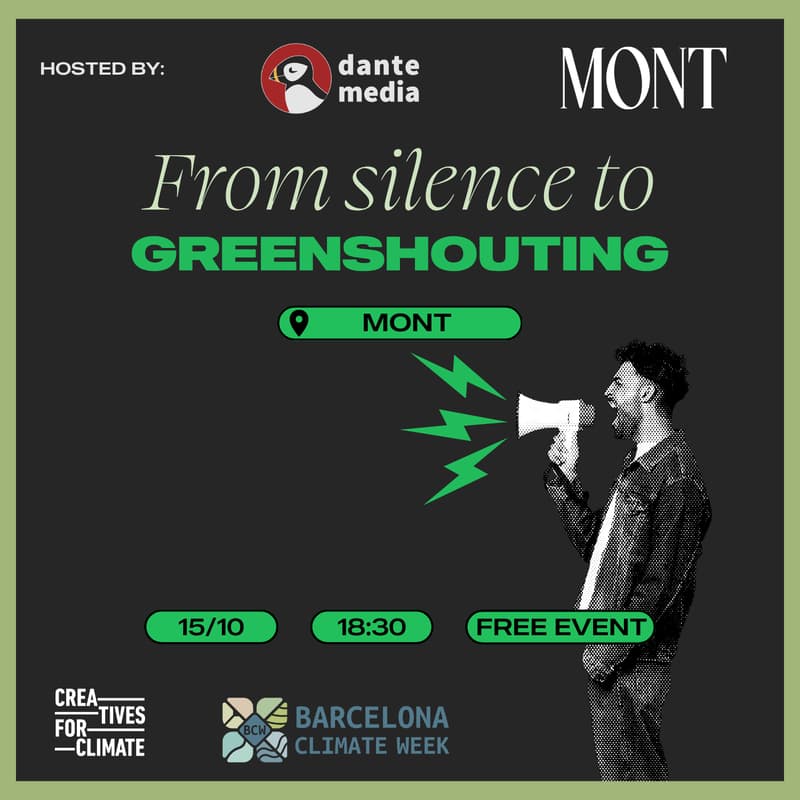 Cover Image for From Silence to Greenshouting: Workshop by Dante Media & Creatives for Climate @Barcelona Climate Week