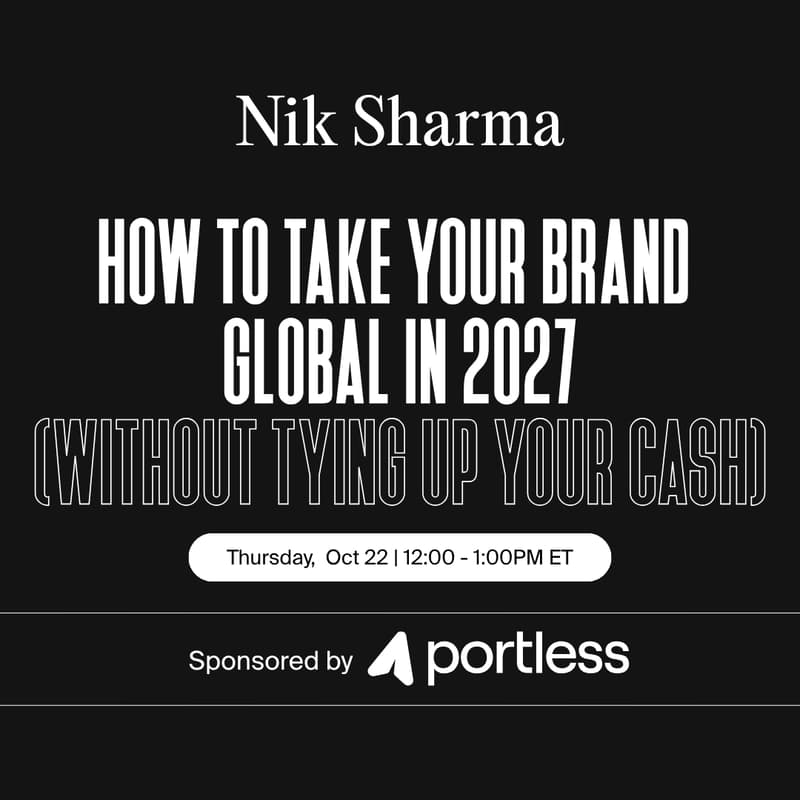 Cover Image for How to Take Your Brand Global in 2027 (Without Tying Up Your Cash)