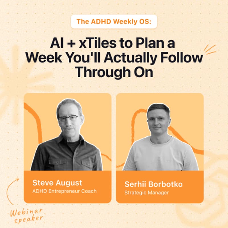 Cover Image for The ADHD Weekly OS: AI + xTiles to Plan a Week You'll Actually Follow Through On